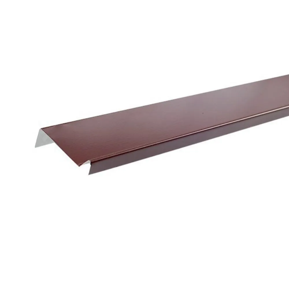 Планка примыкания RAL 8017 полиэстр коричневая (20*45*15*10 мм), Длина 2 м, ТехноНИКОЛЬ