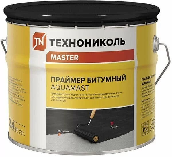 Праймер Aquamast битумный (2,4 кг-3л)