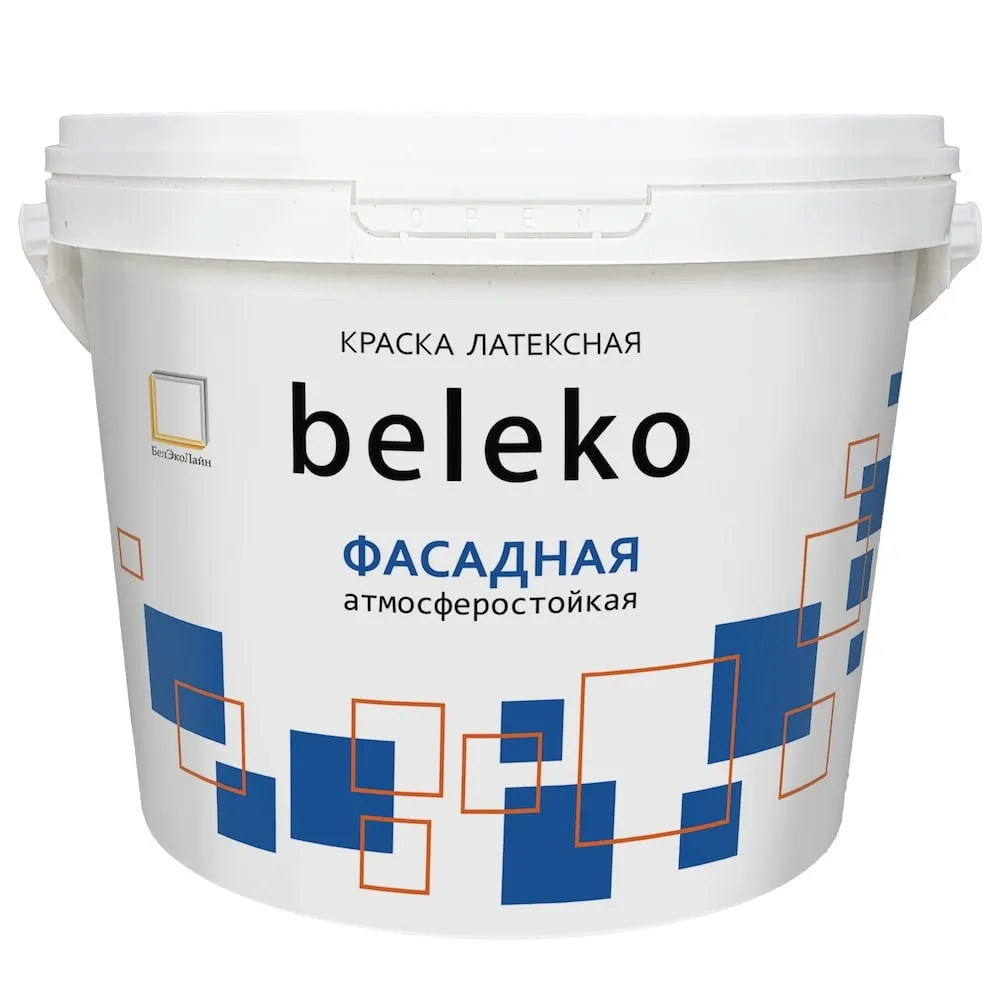 Фасадная атмосферостойкая краска BelEcoLine 14 кг