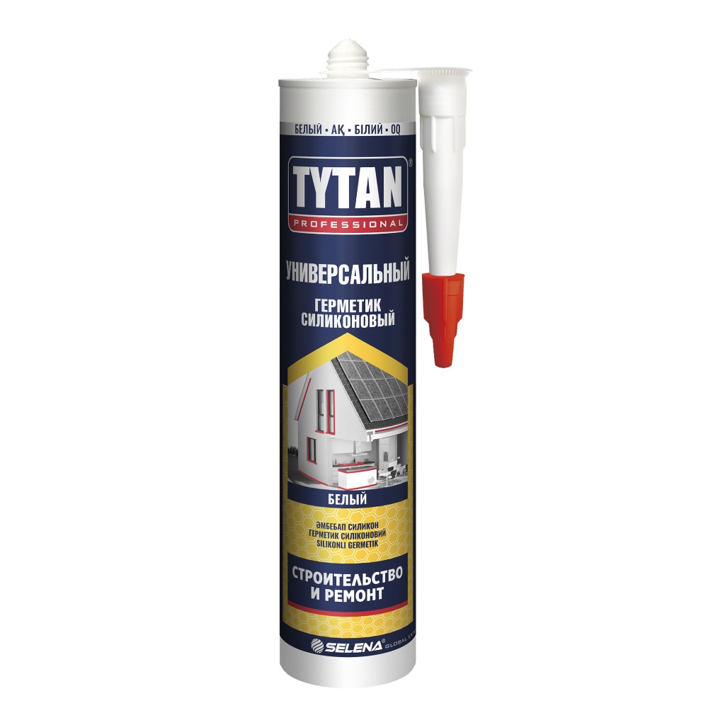 Tytan Professional герметик силиконовый санитарный белый 280 мл (1уп=12шт)