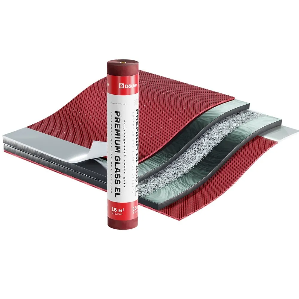 Подкладочный ковёр Docke Premium Glass EL 15 м²