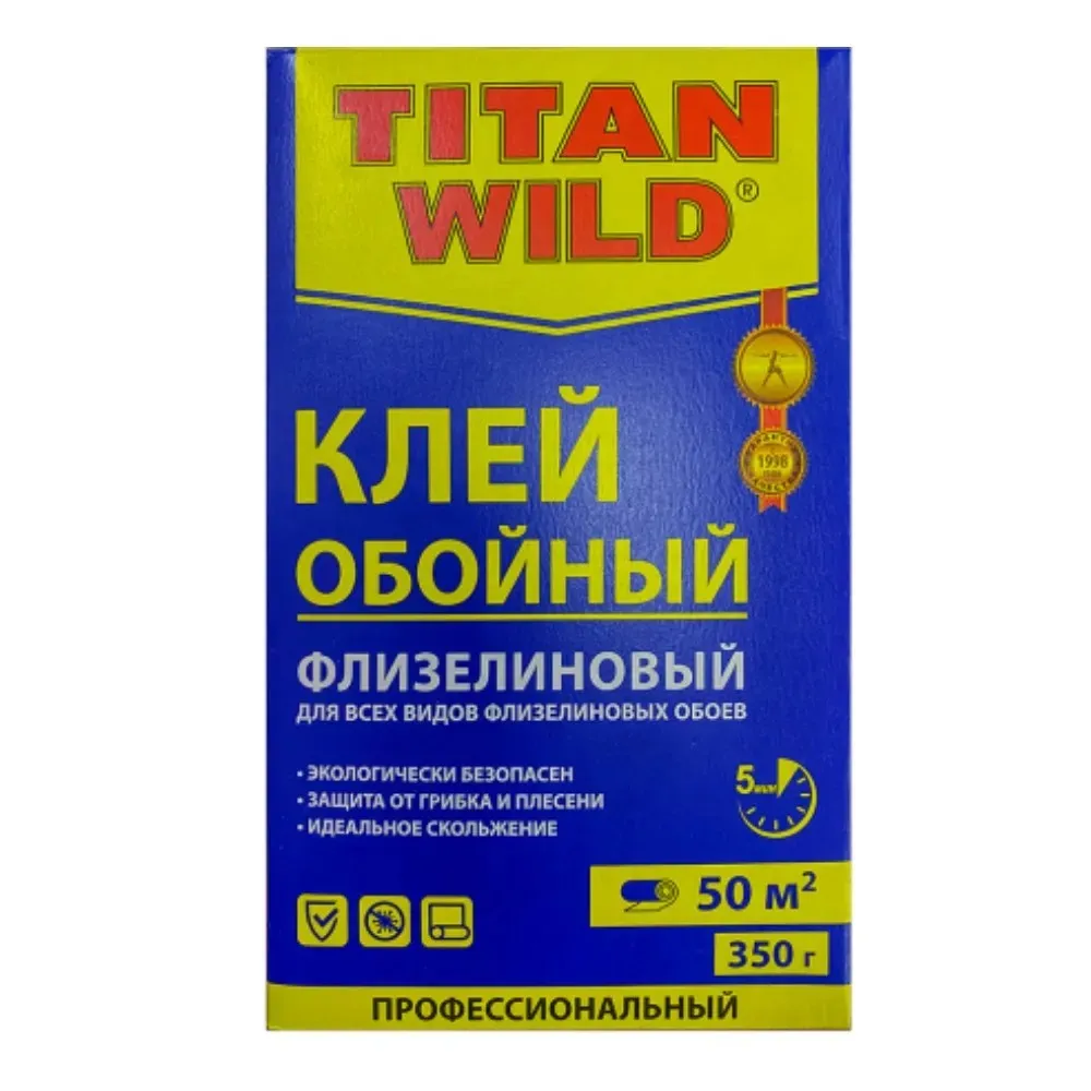 Клей для флизелиновых и стеклообоев TITAN WILD 350 г